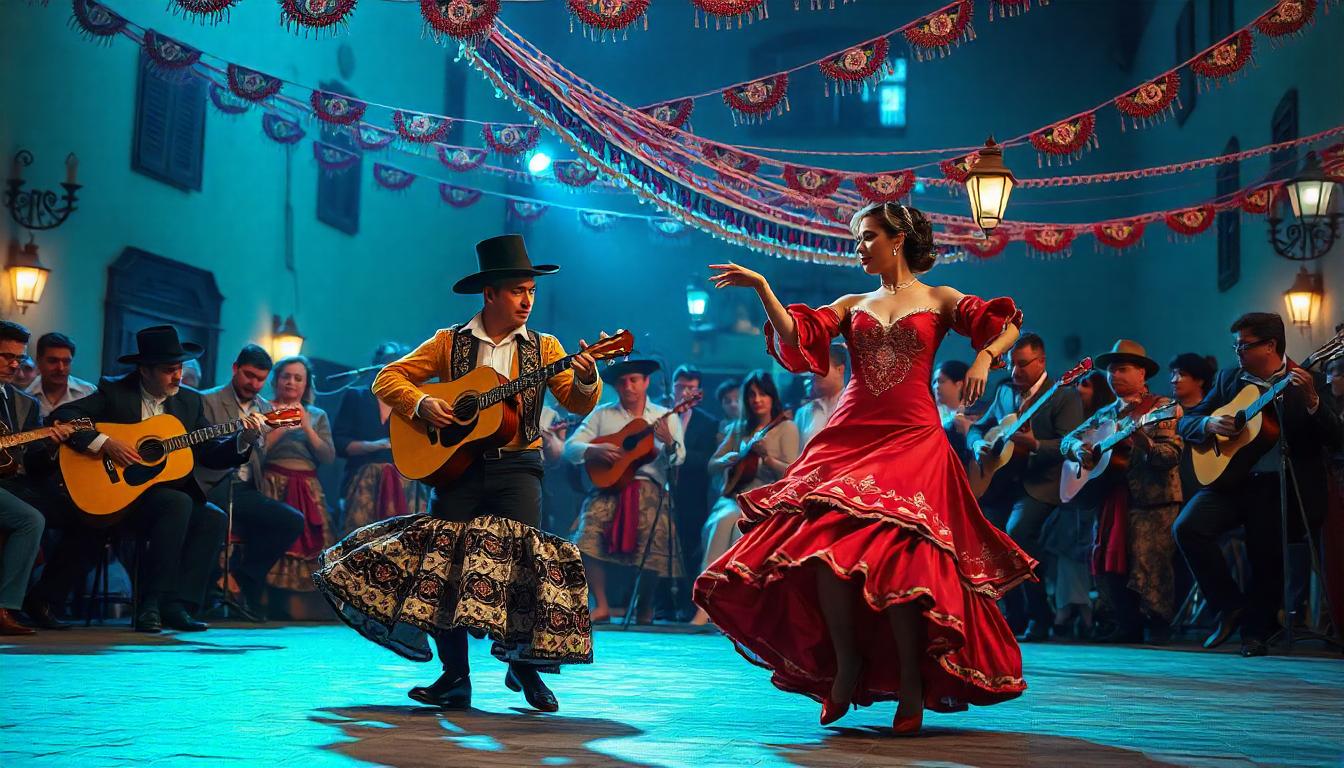 Ciulioneros refers to a traditional Spanish cultural practice that combines folk music, dance, and rituals.